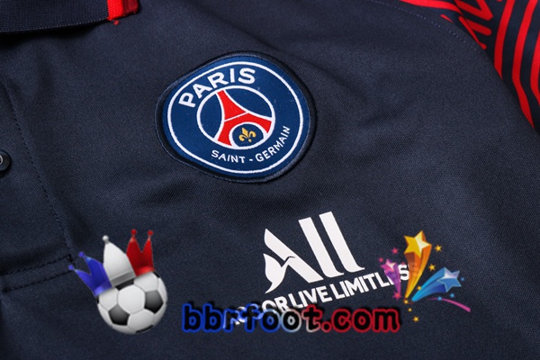 Polo Foot Paris PSG + Pantalon Bleu Royal 20/21