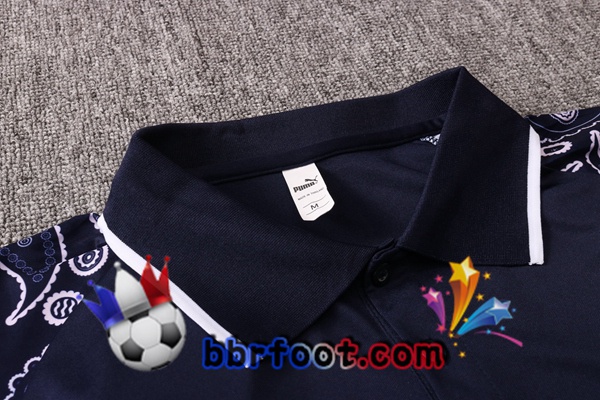 Polo Foot Manchester City + Pantalon Bleu Royal 20/21