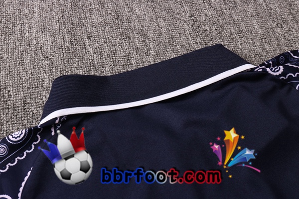 Polo Foot Manchester City + Pantalon Bleu Royal 20/21