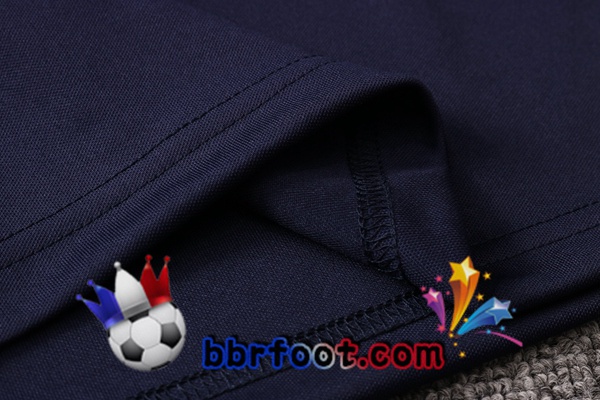 Polo Foot Manchester City + Pantalon Bleu Royal 20/21