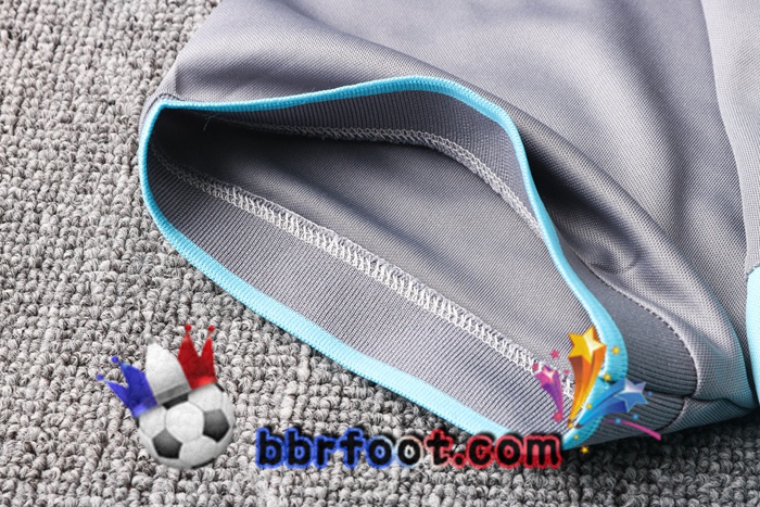 Polo Foot FC Barcelone + Pantalon Gris Vert 20/21