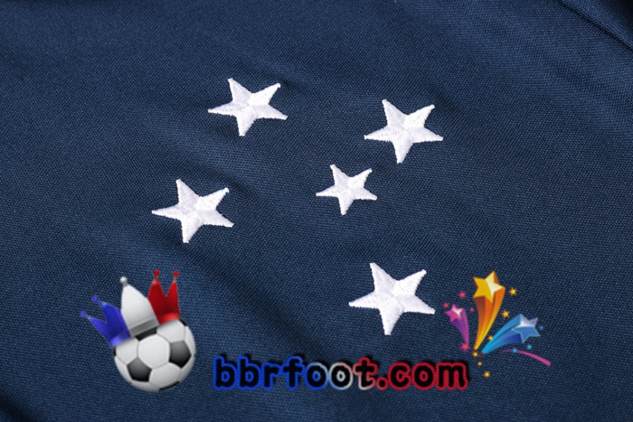 Polo Foot Cruzeiro EC + Pantalon Bleu Royal 20/21
