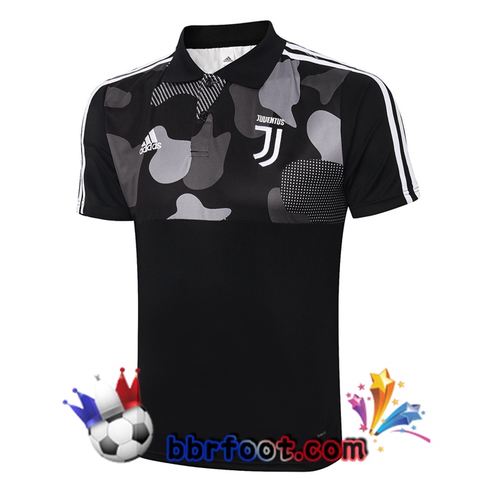Polo Foot Juventus + Pantalon Noir Blanc 20/21