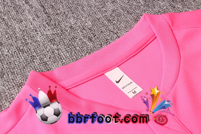 Polo Foot FC Barcelone + Pantalon Rose 20/21