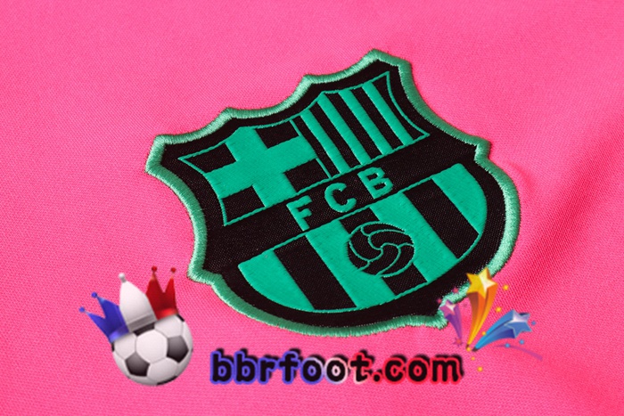 Polo Foot FC Barcelone + Pantalon Rose 20/21