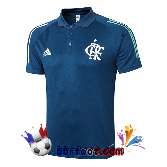 Polo Foot Flamengo + Pantalon Bleu Royal 20/21