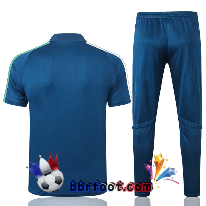 Polo Foot Flamengo + Pantalon Bleu Royal 20/21