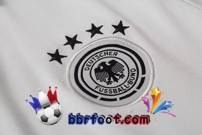 Polo Foot Allemagne + Pantalon Gris Clair 20/21