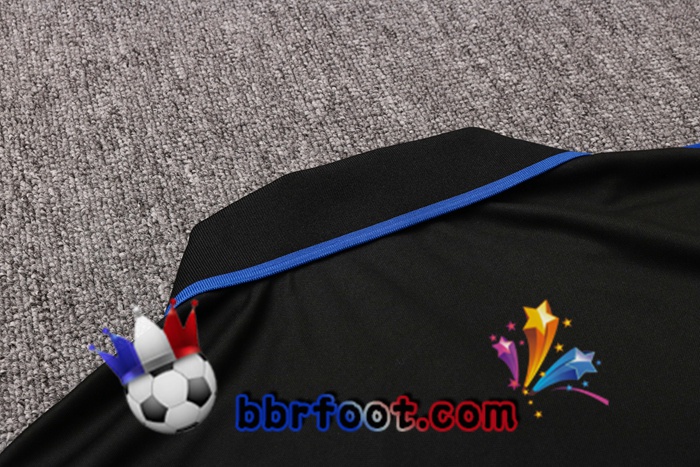 Polo Foot PSG Jordan + Pantalon Noir Bleu 20/21