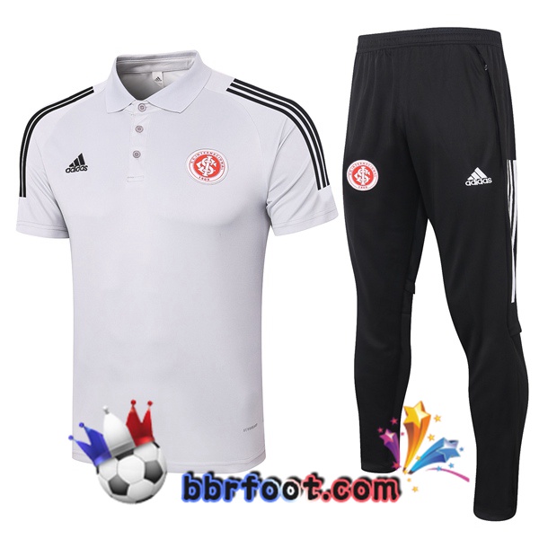 Polo Foot SC Internacional + Pantalon Gris Clair 20/21