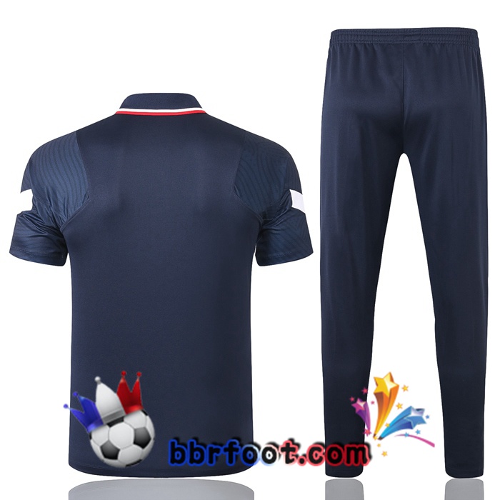 Polo Foot France + Pantalon Bleu Royal 20/21