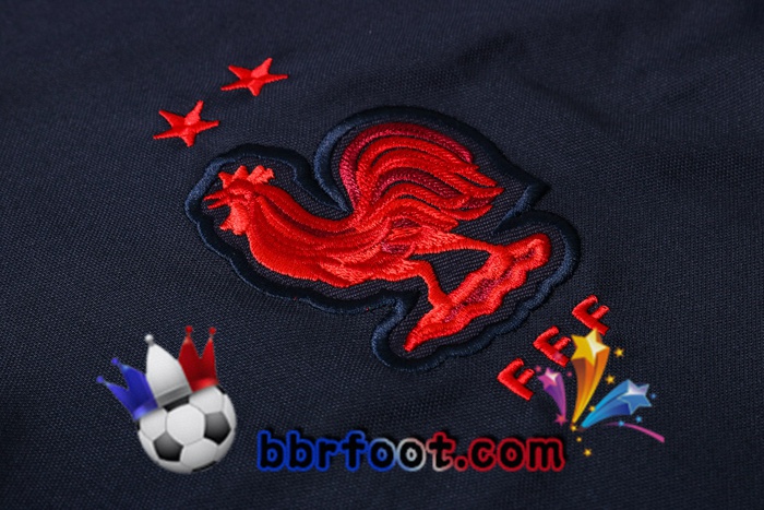 Polo Foot France + Pantalon Bleu Royal 20/21