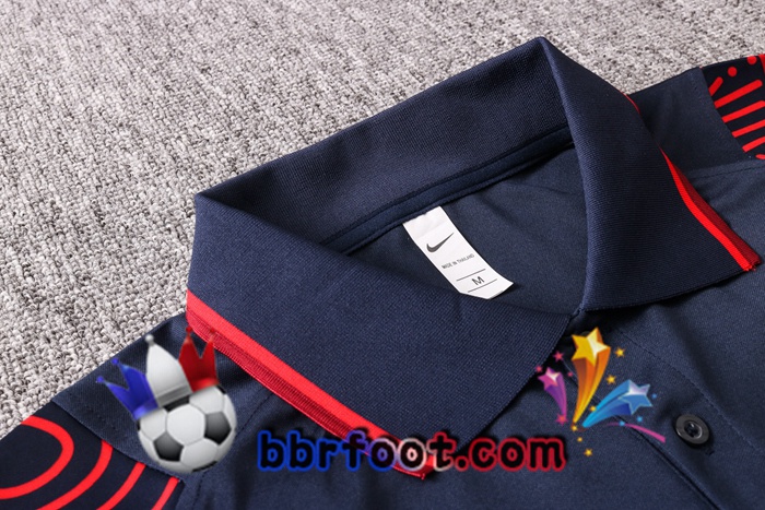 Polo Foot Paris PSG + Pantalon Bleu Royal 20/21