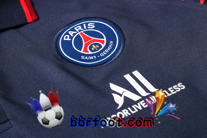 Polo Foot Paris PSG + Pantalon Bleu Royal 20/21