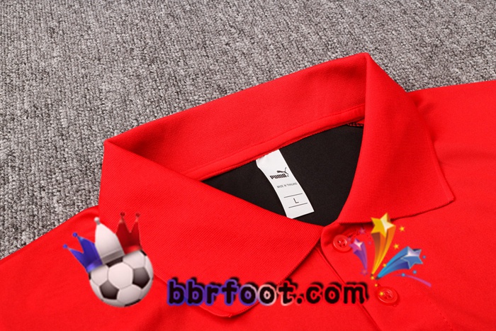 Polo Foot AC Milan + Pantalon Noir Rouge 20/21
