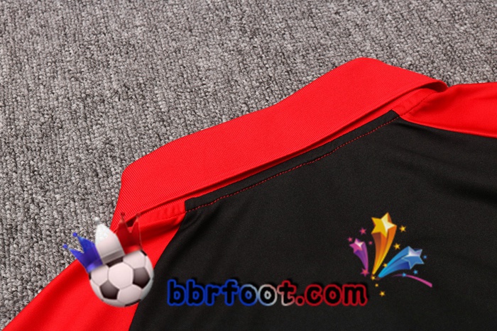 Polo Foot AC Milan + Pantalon Noir Rouge 20/21