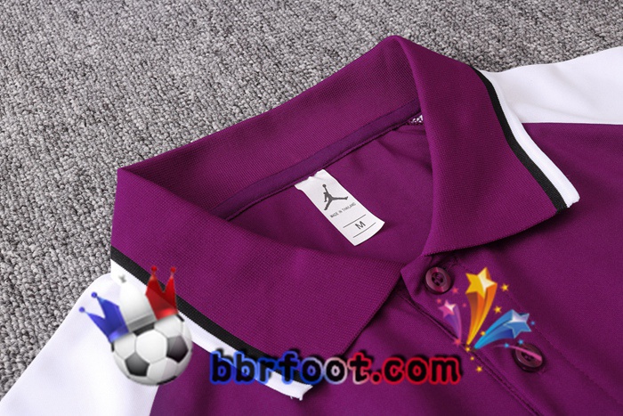 Polo Foot Paris PSG Jordan + Pantalon Pourpre 20/21