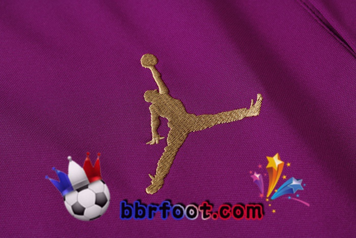Polo Foot Paris PSG Jordan + Pantalon Pourpre 20/21