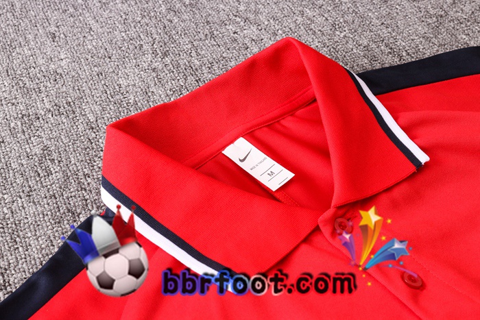 Polo Foot Paris PSG + Pantalon Rouge 20/21