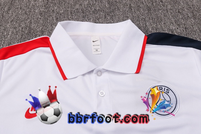 Polo Foot Paris PSG + Pantalon Blanc 20/21