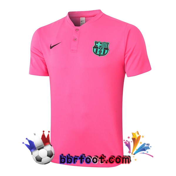 Polo Foot FC Barcelone Rose 20/21