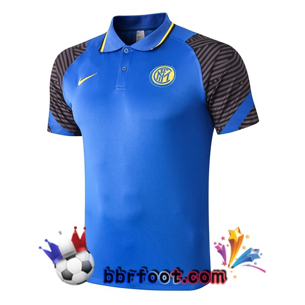 Polo Foot Inter Milan Bleu Gris 20/21