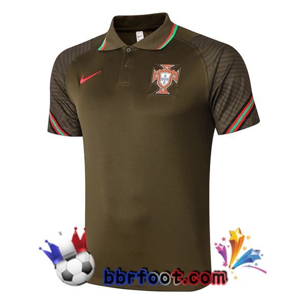 Polo Foot Portugal Marron 20/21
