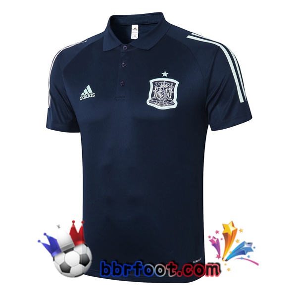 Polo Foot Espagne Bleu Royal 20/21