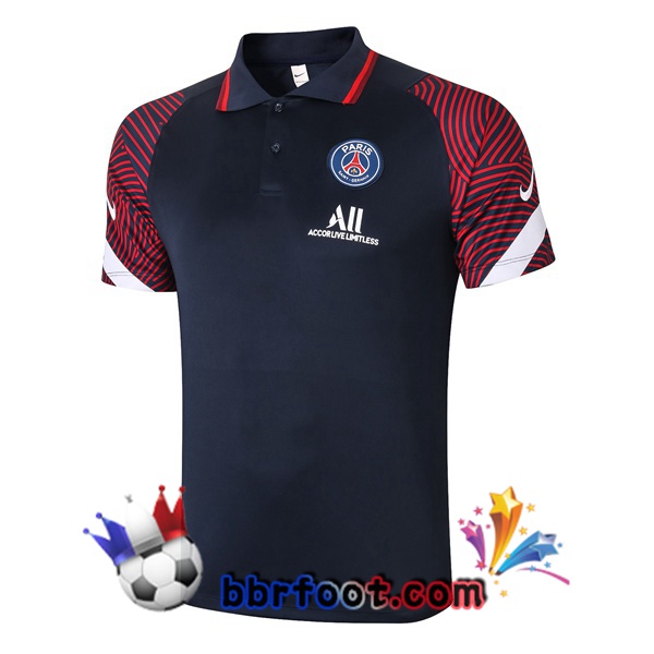 Polo Foot Paris PSG Bleu Royal 20/21 Polo Foot Paris PSG Bleu Royal 20/21