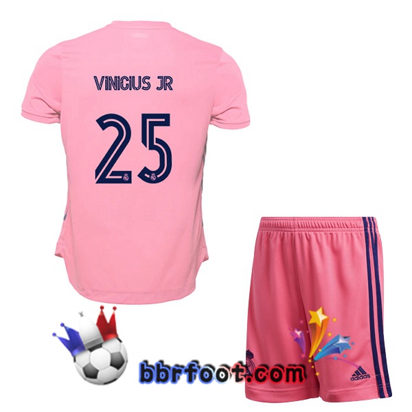 Maillot Foot Real Madrid (Vinicius Jr 25) Enfants Exterieur 20/21