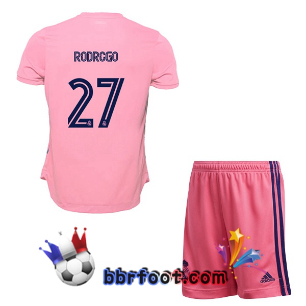 Maillot Foot Real Madrid (Rodrygo 27) Enfants Exterieur 20/21