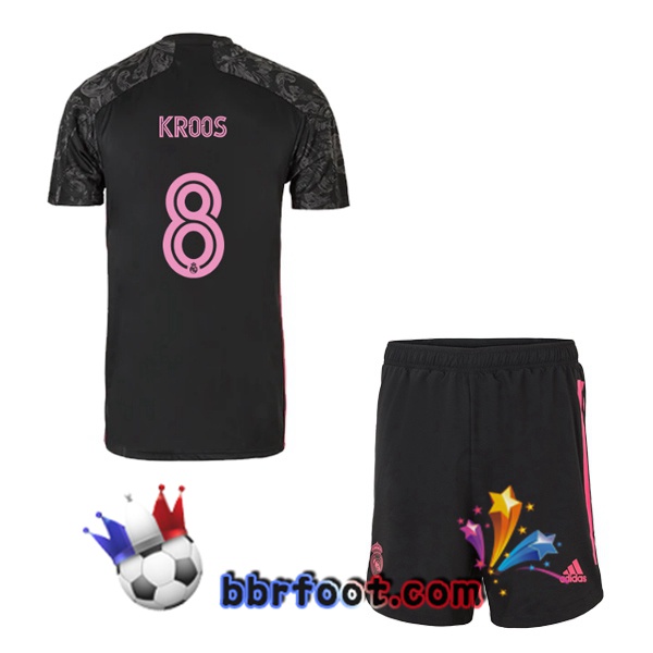 Maillot Foot Real Madrid (Kroos 8) Enfant Third 20/21