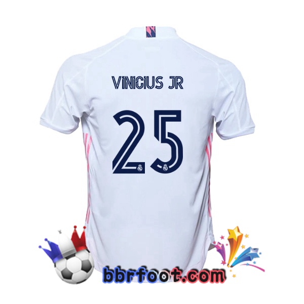 Maillot Foot Real Madrid (Vinicius Jr 25) Domicile 20/21