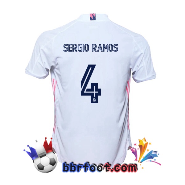 Maillot Foot Real Madrid (Sergio Ramos 4) Domicile 20/21