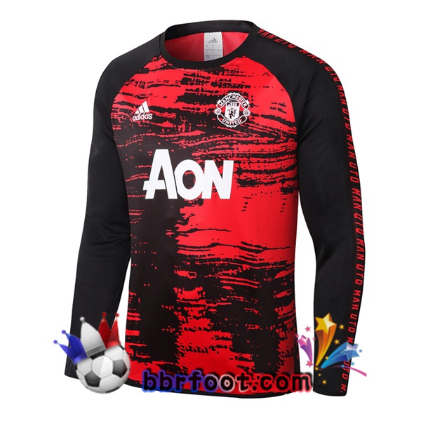 Sweatshirts Homme Manchester United Rouge Noir 20/21