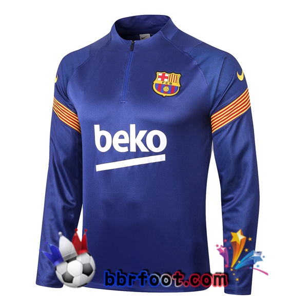 Sweatshirts Homme FC Barcelone beko Bleu 20/21