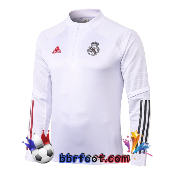 Sweatshirts Homme Real Madrid Blanc 20/21