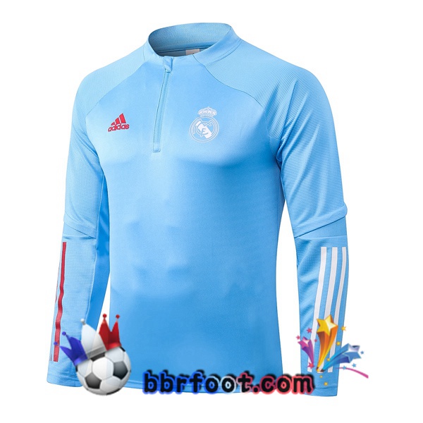Sweatshirts Homme Real Madrid Bleu Clair 20/21