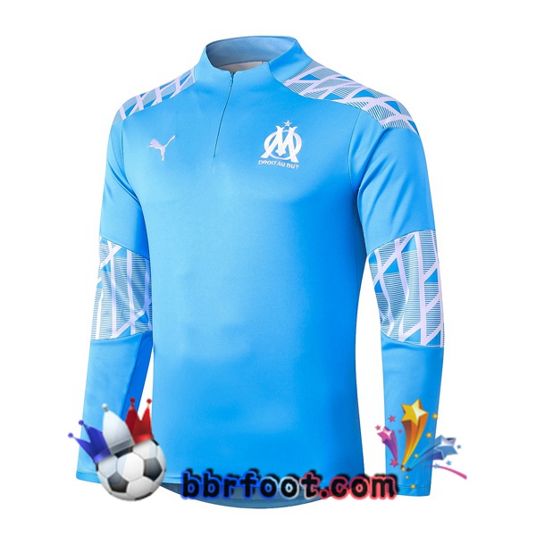 Sweatshirts Homme Marseille OM Bleu Clair 20/21