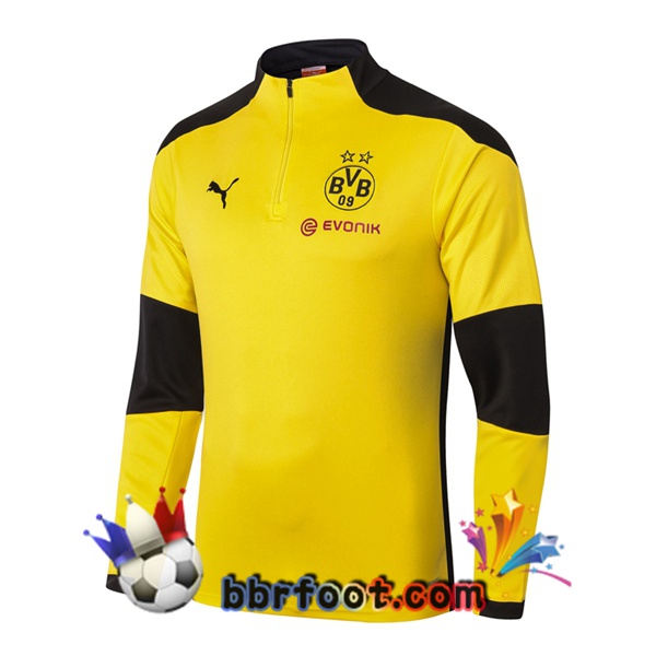 Sweatshirts Homme Dortmund BVB Jaune Noir 20/21