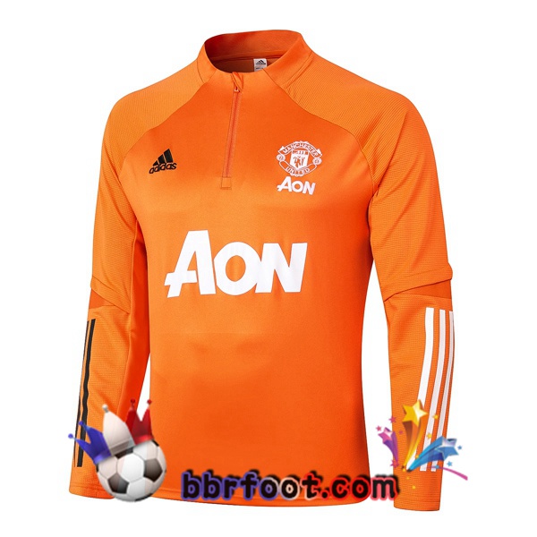 Sweatshirts Homme Manchester United Orange 20/21