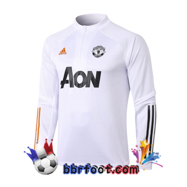 Sweatshirts Homme Manchester United Blanc 20/21