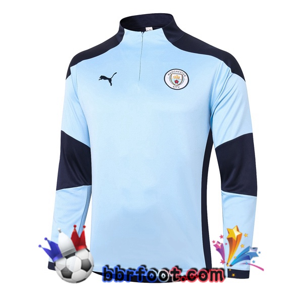 Sweatshirts Homme Manchester City Bleu 20/21 Sweatshirts Homme Manchester City Bleu 20/21