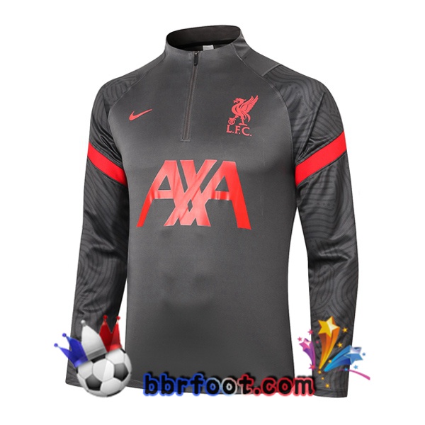 Sweatshirts Homme FC Liverpool Gris Fonce 20/21 Sweatshirts Homme FC Liverpool Gris Fonce 20/21