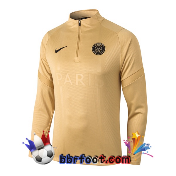 Sweatshirts Homme Paris PSG Jaune 20/21