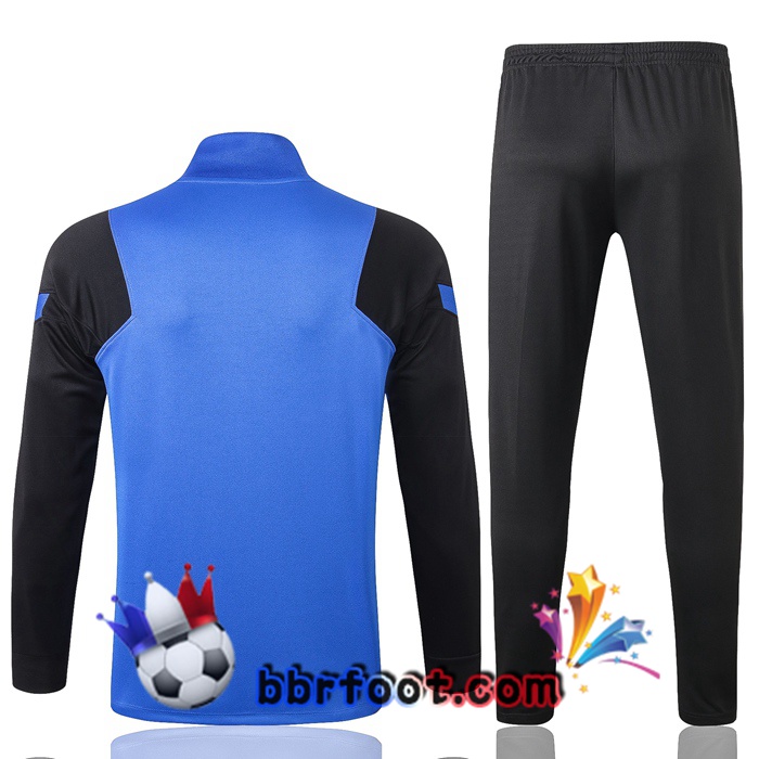 Veste Survetement Foot Inter Milan Bleu 20/21