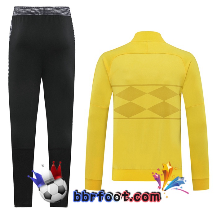Veste Survetement Foot Bresil Jaune 20/21