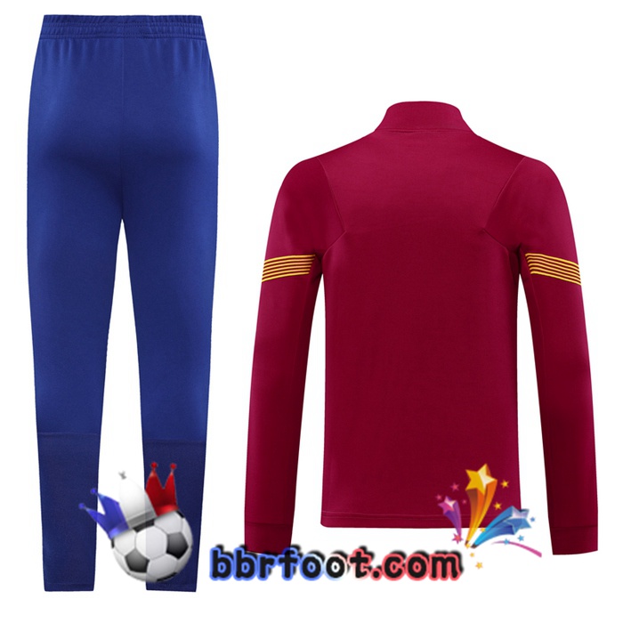 Veste Survetement Foot FC Barcelone Rouge 20/21