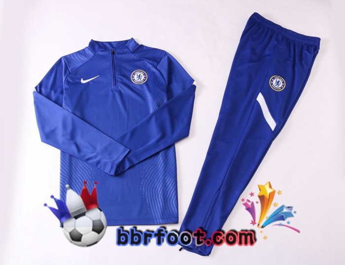Survetement Foot FC Chelsea Bleu 20/21