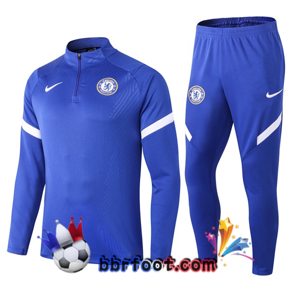 Survetement Foot FC Chelsea Bleu 20/21